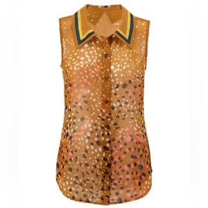 CABI Cheers Blouse Size Small